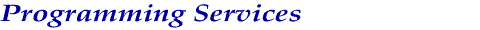 Programming Services